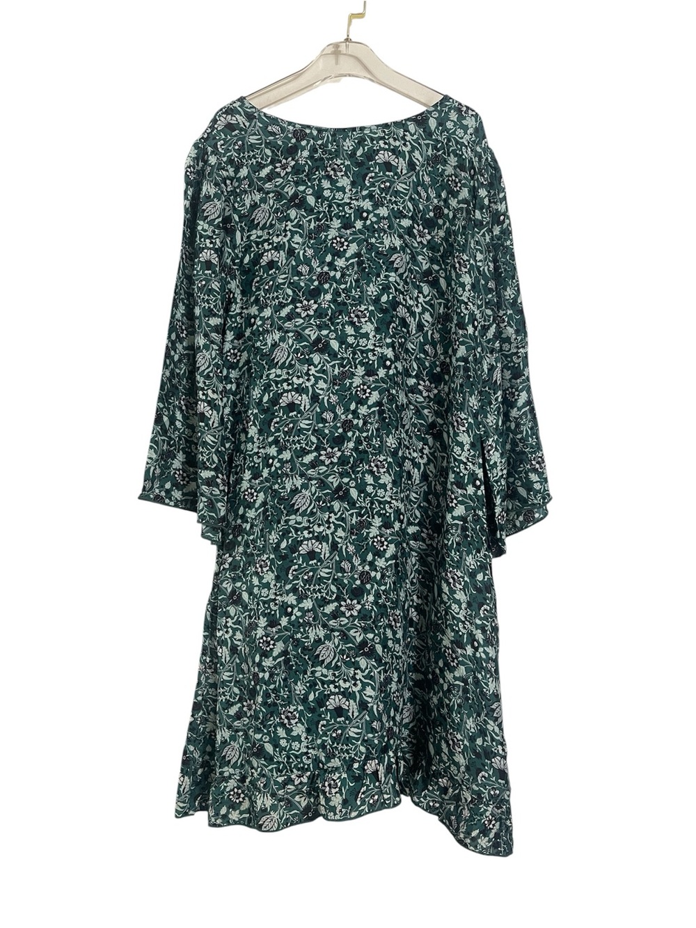 Sundance Dark Green Floral Lightweight Dress